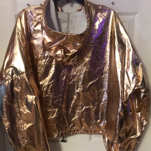 Gold windbreaker - Picture 2 of 2